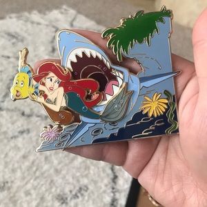 Little mermaid jumbo fantasy pin